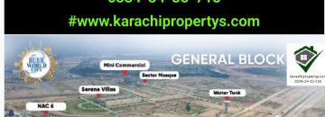 Blue World City Plot for Sale 10 Marla