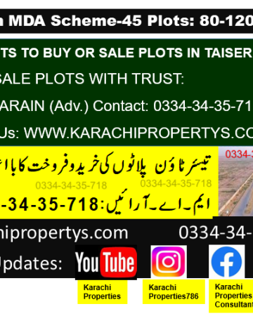 TAISER TOWN PLOT FOR SALE