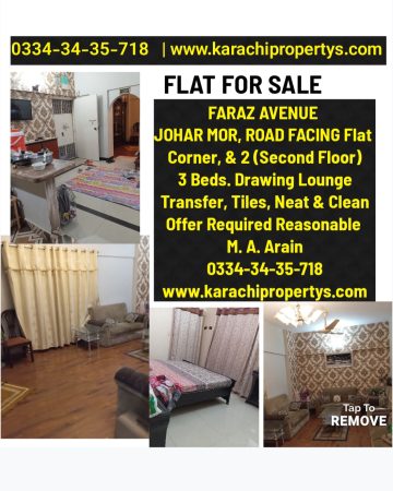Flats for Sale Gulistan-e-Jauhar Block 20 Karachi