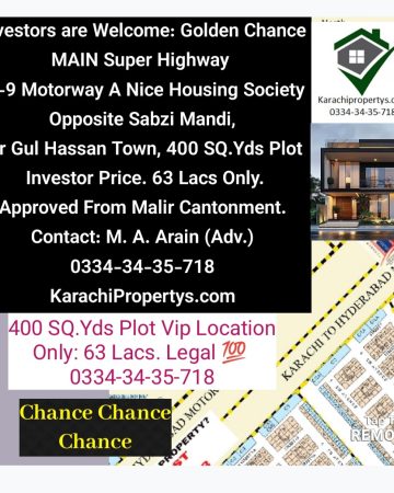Pir Gul Hassan Town plot for sale