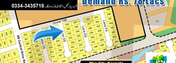 dha city KARACHI plot for sale sector 6