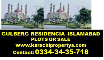 Gulberg_Residencia Islamabad Plots For Sale