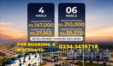 Blue World City Awami Greens Plot For Sale