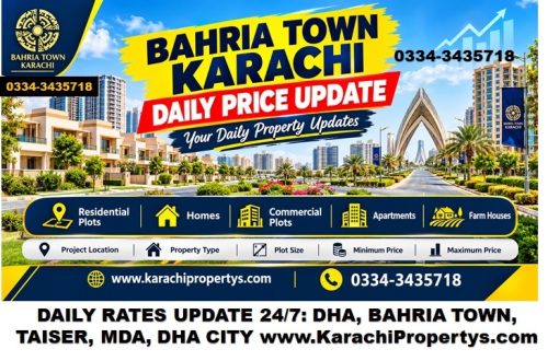 daily price update bahria town karachi