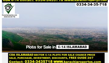 Plots for sale in C-14 Islamabad