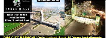 DhaCityKarachi IndusHillsPlotsForSale