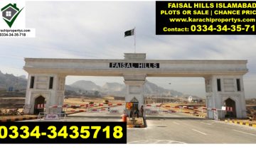 Plot For Sale in Faisal Hills Islamabad