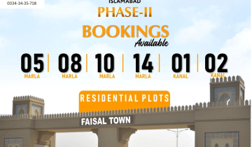 Plots for sale FaisalTownPhase2 Islamabad