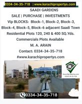 Saadi Garden Plot For Sale