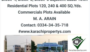 Saadi Garden Plot For Sale