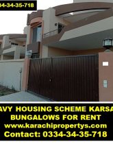 Navy housing scheme karsaz bungalow house for rent