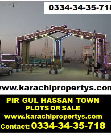 PirGulHassanTownPlotsForSale latest today