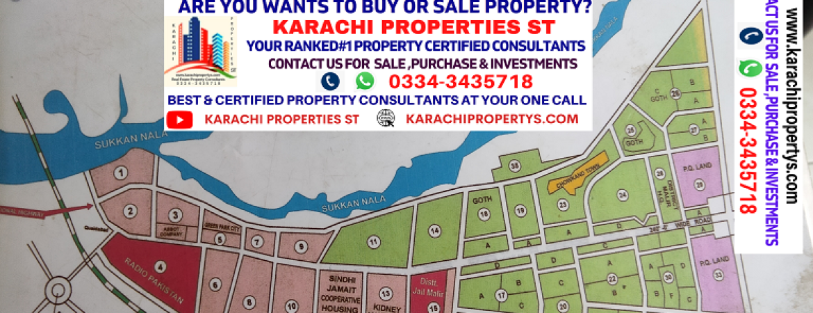 Plot for sale Shah Latif Town Karachi
