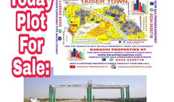 Plot for Sale in Taiser Town Karachi