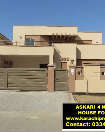 askari 4 karachi house for sale today