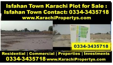240Sq Yds Plot for sale Isfahan Town Karachi
