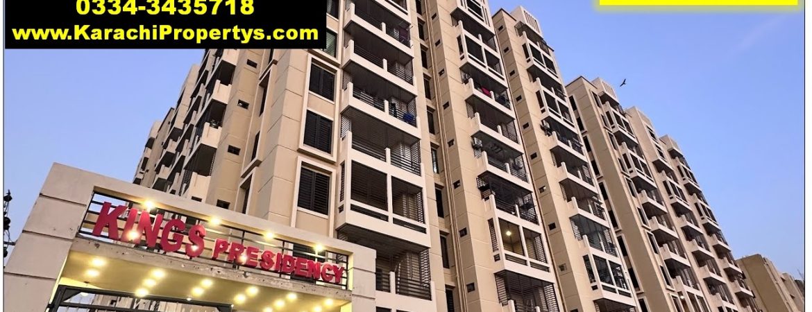 Kings Presidency Gulistan-e-Jauhar Block 3a Karachi Flat for Rent