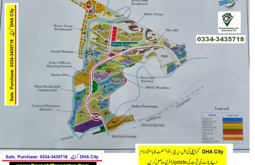 INDUS HILLLS DHA CTIY KARACHI MASTER PLAN LATEST