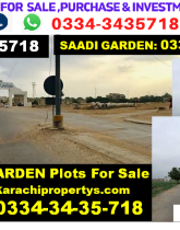 plots for sale in Saadi Garden